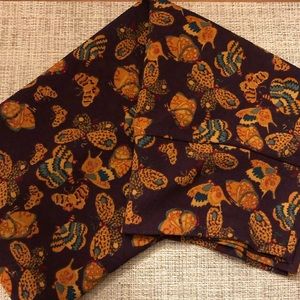 LuLaRoe Cassie Skirt L Purple Butterfly